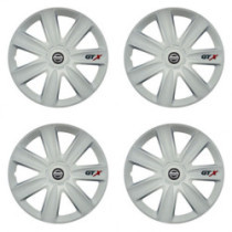 Puklice pre Nissan 16 GTX carbon white