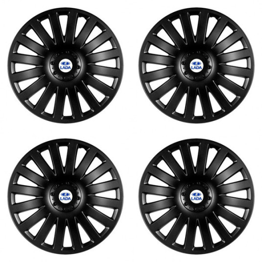 Puklice pre Lada 14 Smart black