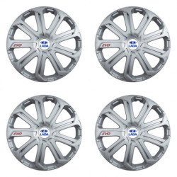 Puklice pre Lada 15 Evo silver