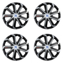 Puklice pre Lada 15 Evo black&silver