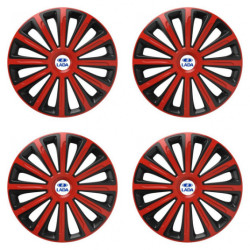 Puklice pre Lada 15 TREND red and black