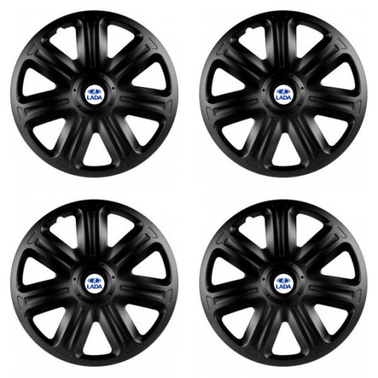 Puklice pre Lada 15 COMFORT BLACK