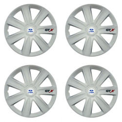 Puklice pre Lada 16 GTX carbon white