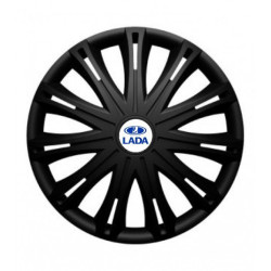 Puklice pre Lada 17 SPARK BLACK