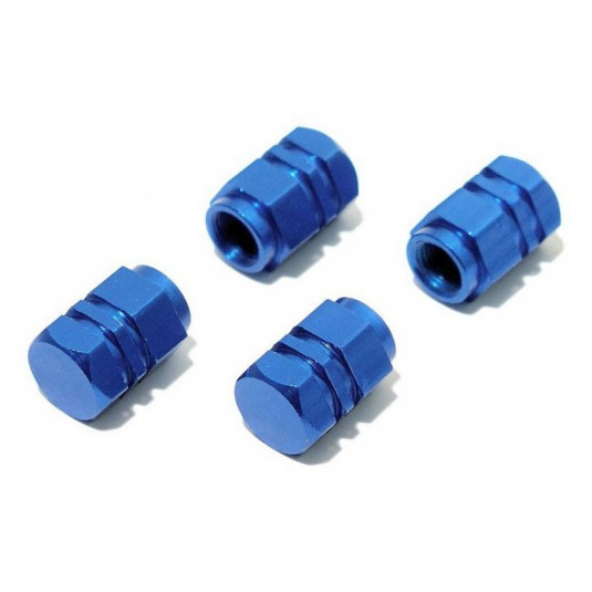 Ozdobné kryty ventilov modré