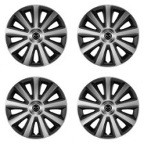 Puklice pre Mazda 14 Aviator carbon silver&black