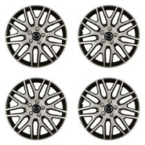 Puklice pre Mazda 14 Dakar NC silver and black