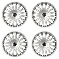 Puklice pre Mazda 15 CRYSTAL silver