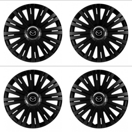 Puklice pre Mazda 15 ACTIVE RC BLACK