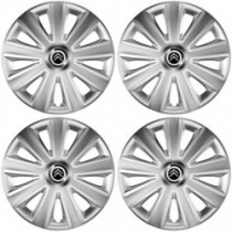 Puklice pre Citroen 14 Aviator carbon RC silver