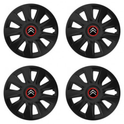 Puklice pre Citroen 14 STRATOS RR black