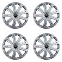 Puklice pre Citroen 15 Evo silver