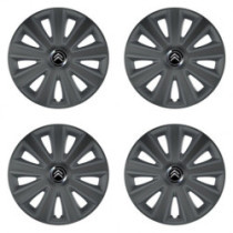 Puklice pre Citroen 15 Aviator carbon grafite