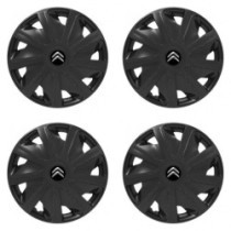 Puklice pre Citroen pre dodávky 15 Craft black