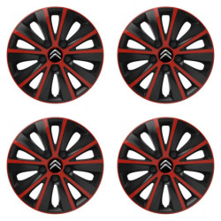 Puklice pre Citroen 16 RAPIDE red and black