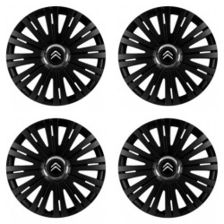 Puklice pre Citroen 16 ACTIVE RC BLACK