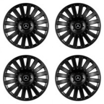 Puklice pre Mercedes 14 Smart black