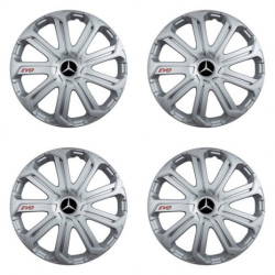 Puklice pre Mercedes 14 Evo silver