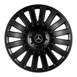 Puklice pre Mercedes 15 Smart black