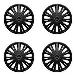 Puklice pre Mercedes 15 SPARK BLACK