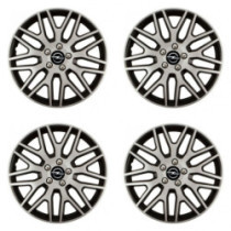 Puklice pre Opel 14 Dakar NC silver and black