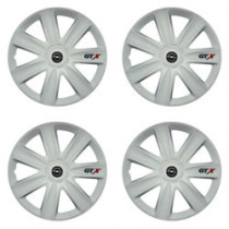 Puklice pre Opel 15 GTX carbon white
