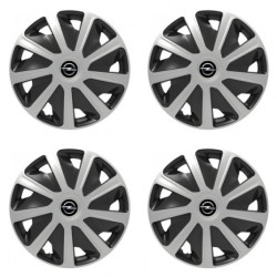 Puklice pre Opel pre dodávky 15 Craft silver and black