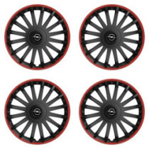 Puklice pre Opel 16 CRYSTAL RO black