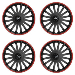 Puklice pre Opel 16 CRYSTAL RO black