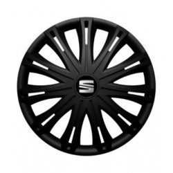 Puklice pre Seat 14 SPARK BLACK1