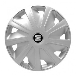 Puklice pre Seat pre dodávky 16 Craft silver