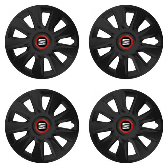 Puklice pre Seat 17 STRATOS RR black