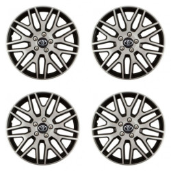 Puklice pre Toyota 15 Dakar NC silver and black