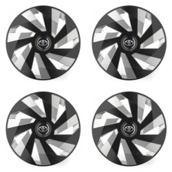 Puklice pre Toyota 15 Vector RC black and silver