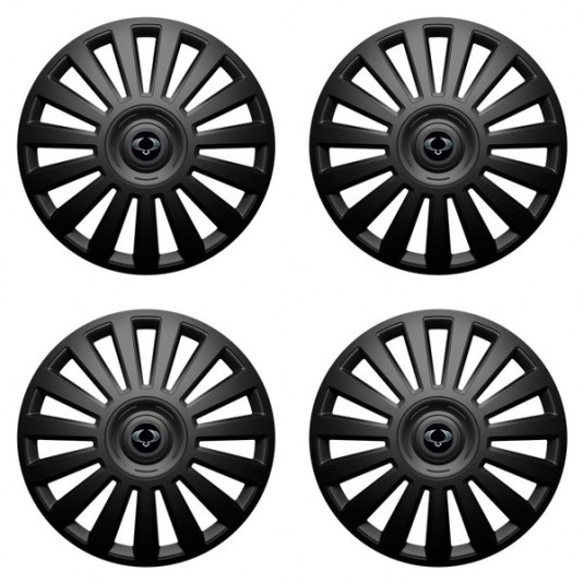 Puklice pre Sangyong 16 Luxury black