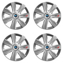 Puklice pre Subaru 14 GTX CARBON silver
