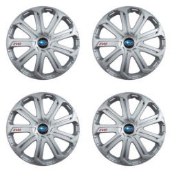 Puklice pre Subaru 16 Evo silver