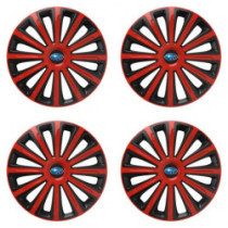 Puklice pre Subaru 16 TREND red and black