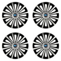 Puklice pre Subaru 16 TREND silver and black