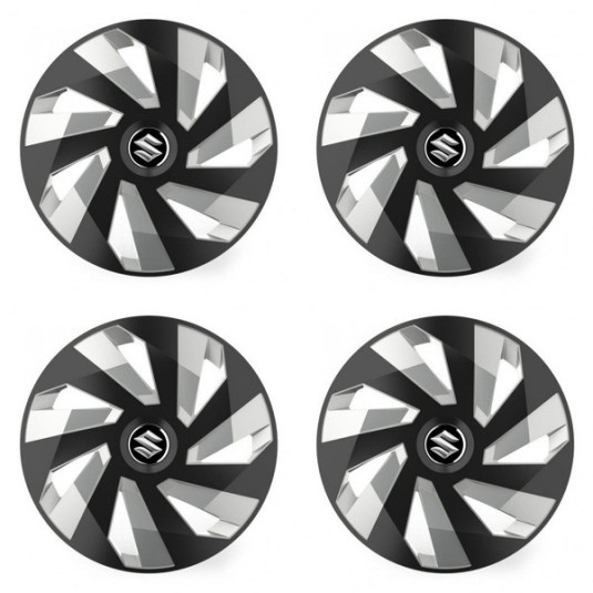 Puklice pre Suzuki 16 Vector RC black and silver