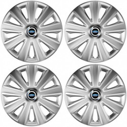 Puklice pre Ford 14 Aviator carbon RC silver