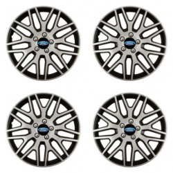 Puklice pre Ford 15 Dakar NC silver and black