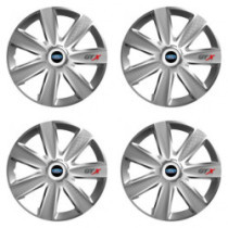 Puklice pre Ford 15 GTX CARBON silver