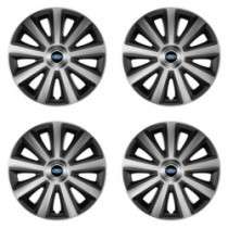 Puklice pre Ford 16 Aviator carbon silver&black