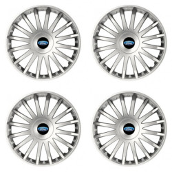 Puklice pre Ford 16 CRYSTAL silver