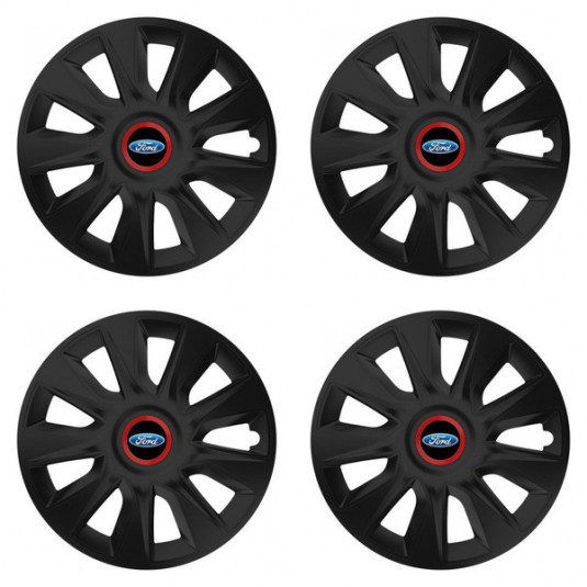 Puklice pre Ford 17 STRATOS RR black