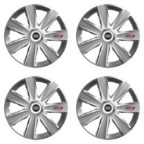 Puklice pre Land Rover 14 GTX CARBON silver