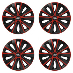 Puklice pre Land Rover 14 RAPIDE red and black