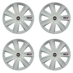 Puklice pre Land Rover 15 GTX carbon white