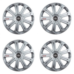 Puklice pre Land Rover 15 Evo silver